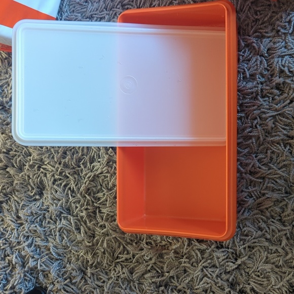 Vintage Tupperware 🟧🟠 picnic set 🧡🔶🔸 - Picture 3 of 7